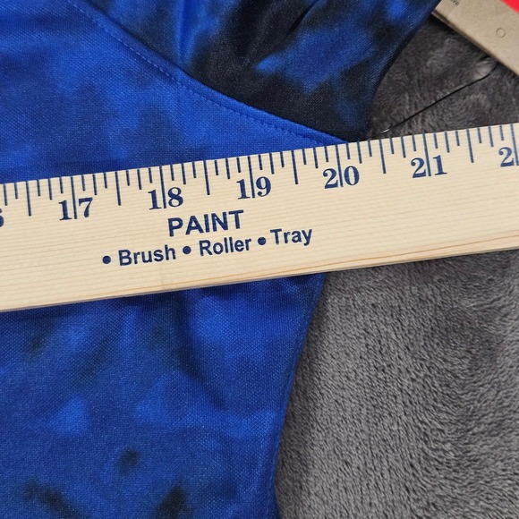 Nike USA Soccer Women's Large Jersey Blue Tie Dye Dri-FIT Slim‎ Fit - Picture 5 of 7